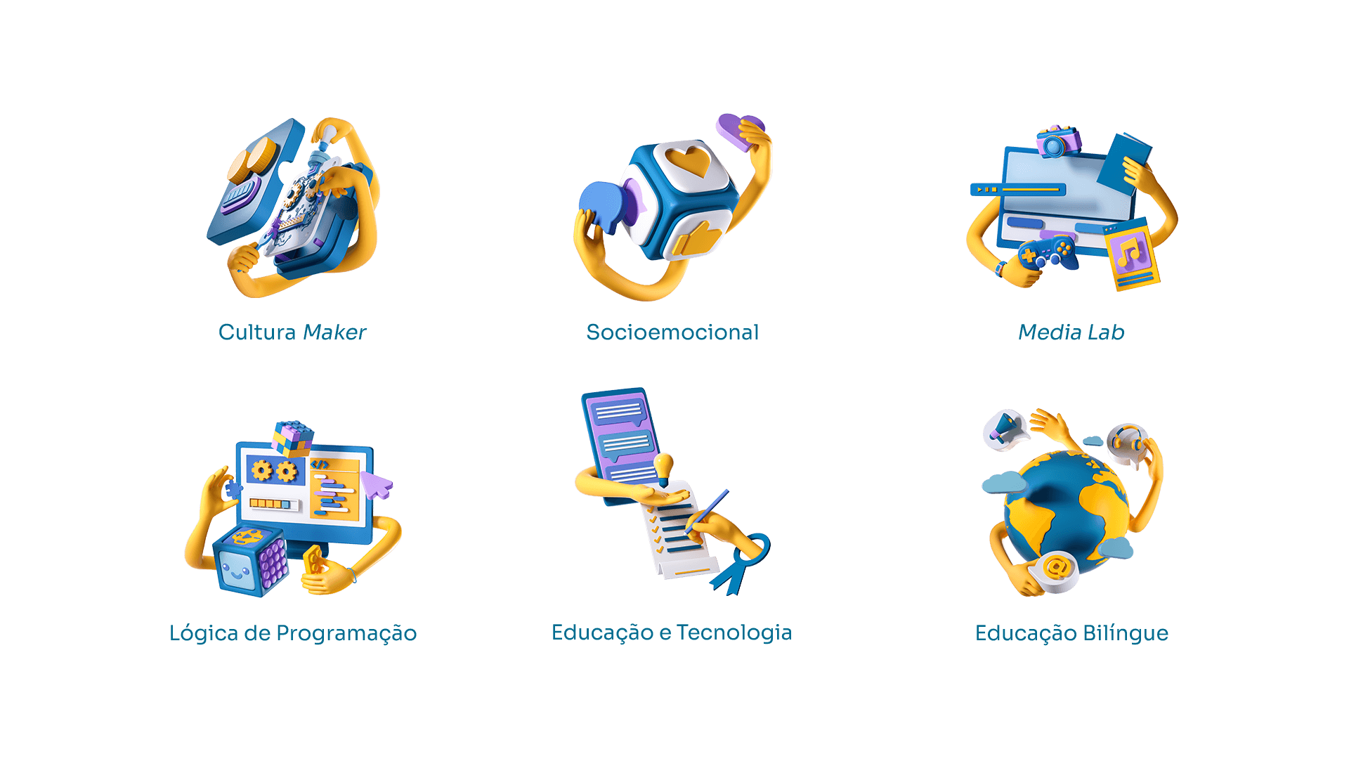 BIBLIOTECA DE ICONES 3 D